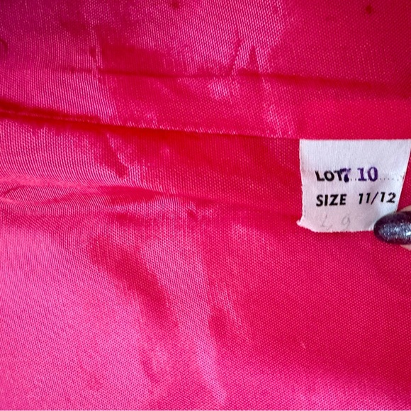 Vintage Pink Barbie Junior Wool Button-Up Coat with Satin Lining - Picture 5 of 9